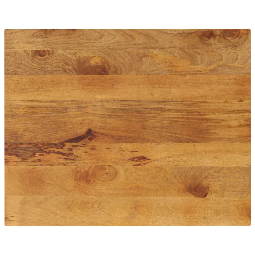 vidaXL Blat stołu, 90x80x2,5 cm, prostokątny, lite drewno mango