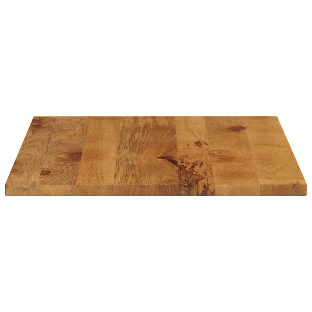 vidaXL Blat stołu, 90x80x2,5 cm, prostokątny, lite drewno mango
