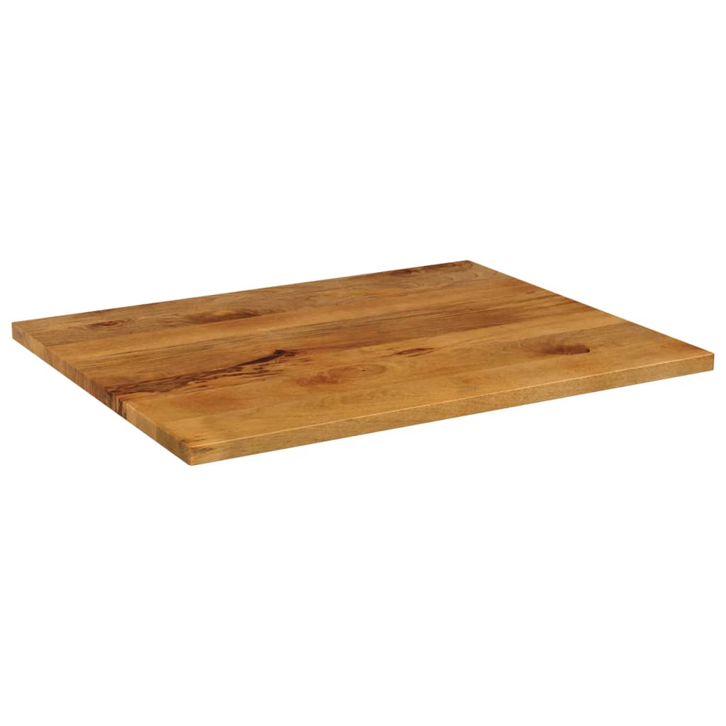 vidaXL Blat stołu, 90x80x3,8 cm, prostokątny, lite drewno mango