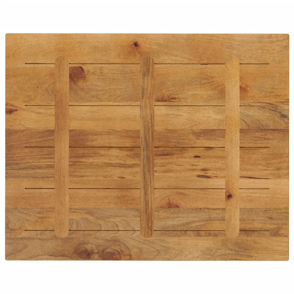 vidaXL Blat stołu, 90x80x3,8 cm, prostokątny, lite drewno mango