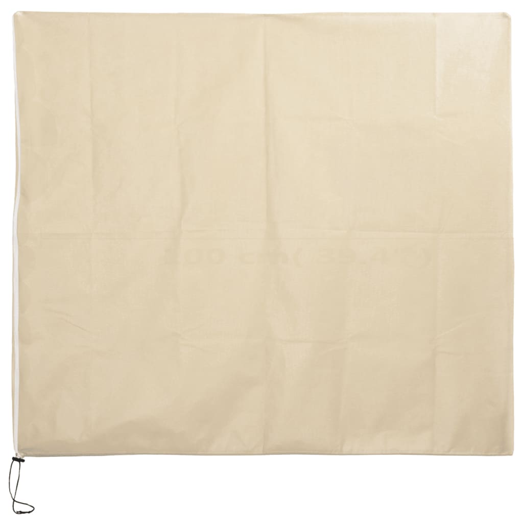 vidaXL Kaptury ochronne z suwakiem, 4 szt., 70 g/m² 3,93x3,5 m