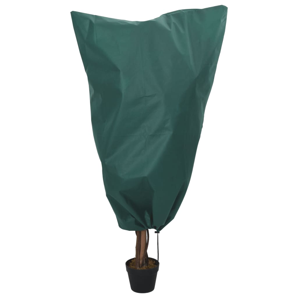 vidaXL Kaptury na rośliny, ze ściągaczami, 12 szt., 70 g/m², 0,8x1 m