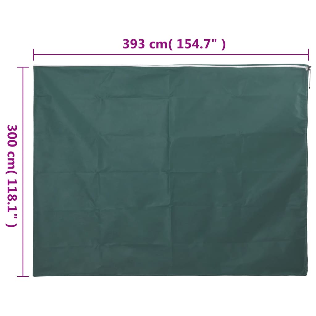 vidaXL Kaptury ochronne z suwakiem, 4 szt., 70 g/m², 3,93x3 m