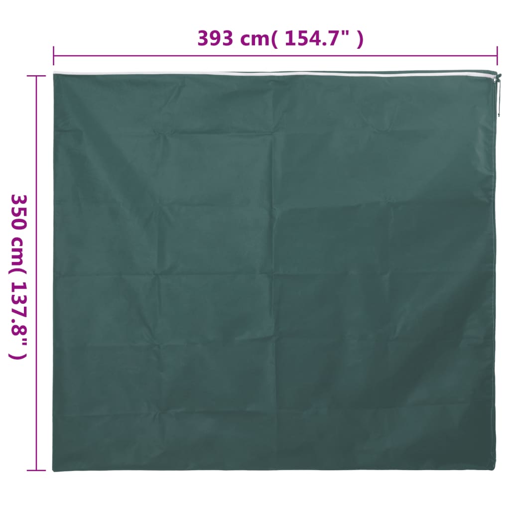 vidaXL Kaptury ochronne z suwakiem, 4 szt., 70 g/m² 3,93x3,5 m
