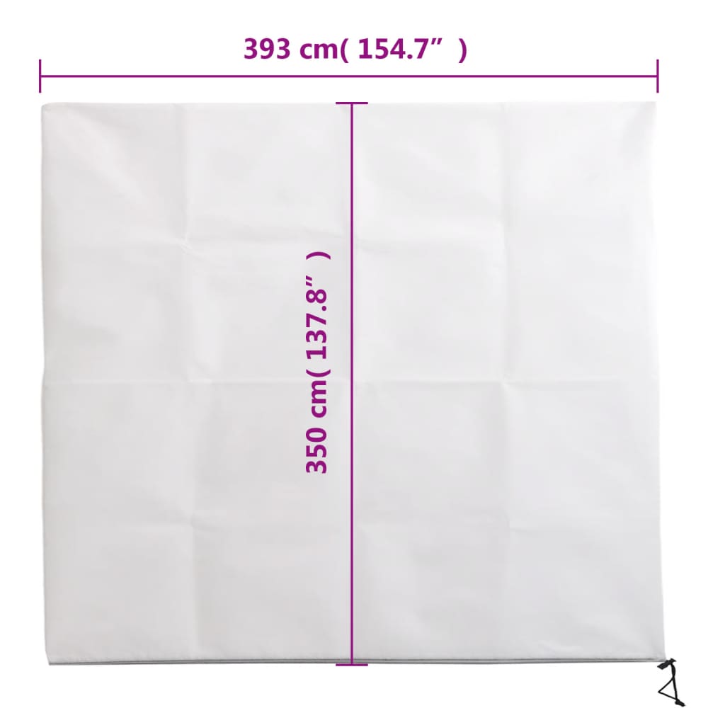 vidaXL Kaptury ochronne z suwakiem, 10 szt., 70 g/m² 3,93x3,5 m
