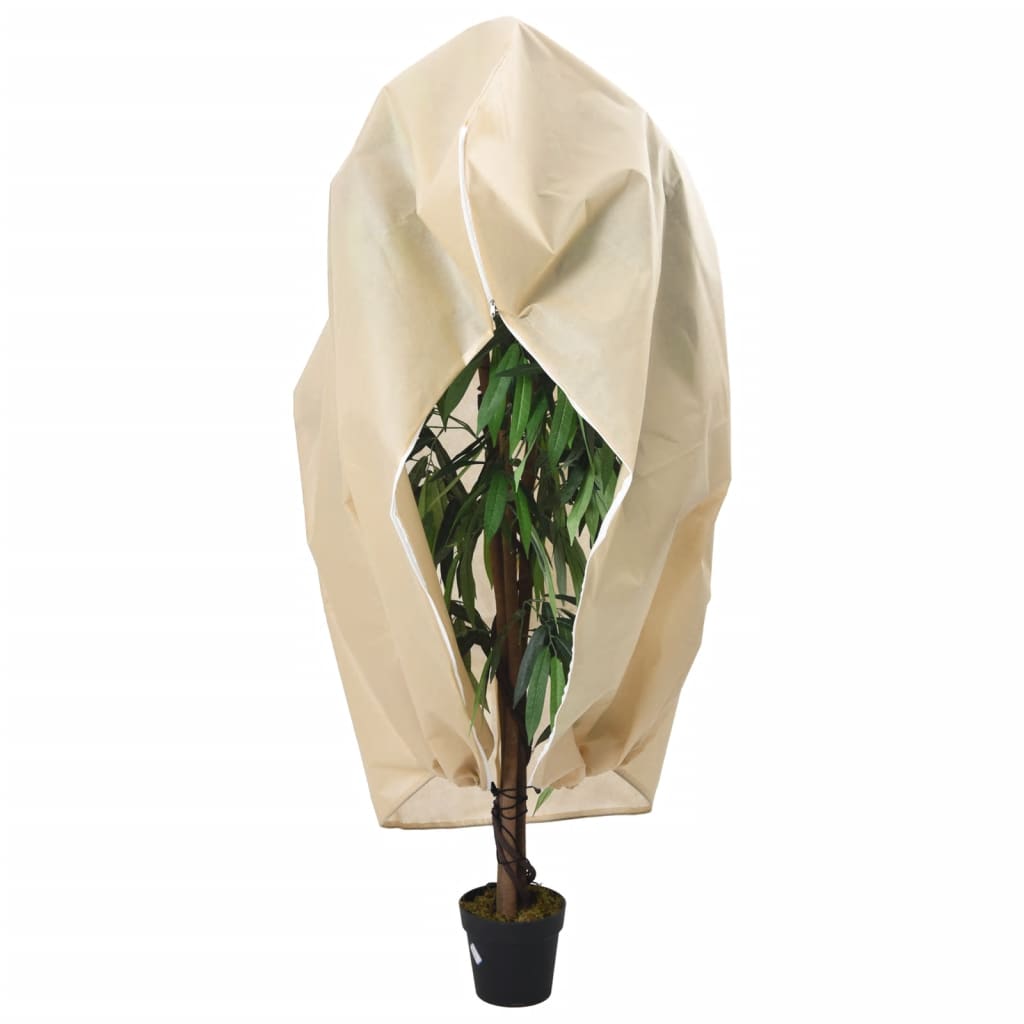 vidaXL Kaptury ochronne z suwakiem, 10 szt., 70 g/m², 3,14x2,5 m