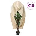 vidaXL Kaptury ochronne z suwakiem, 10 szt., 70 g/m² 3,93x3,5 m