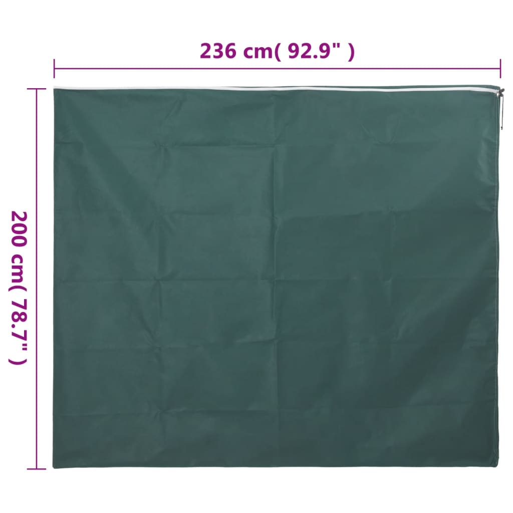 vidaXL Kaptury ochronne z suwakiem, 10 szt., 70 g/m² 2,36x2 m