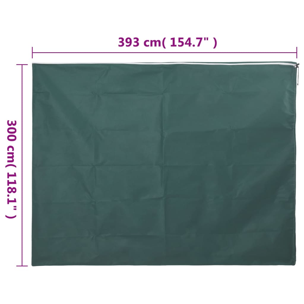 vidaXL Kaptury ochronne z suwakiem, 10 szt., 70 g/m², 3,93x3 m