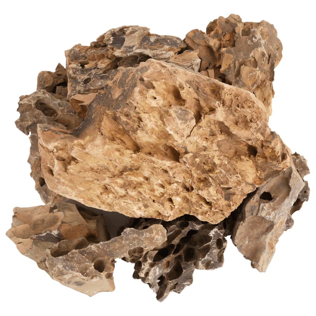 vidaXL Kamienie dragon stone, 25 kg, brązowe, 5-30 cm