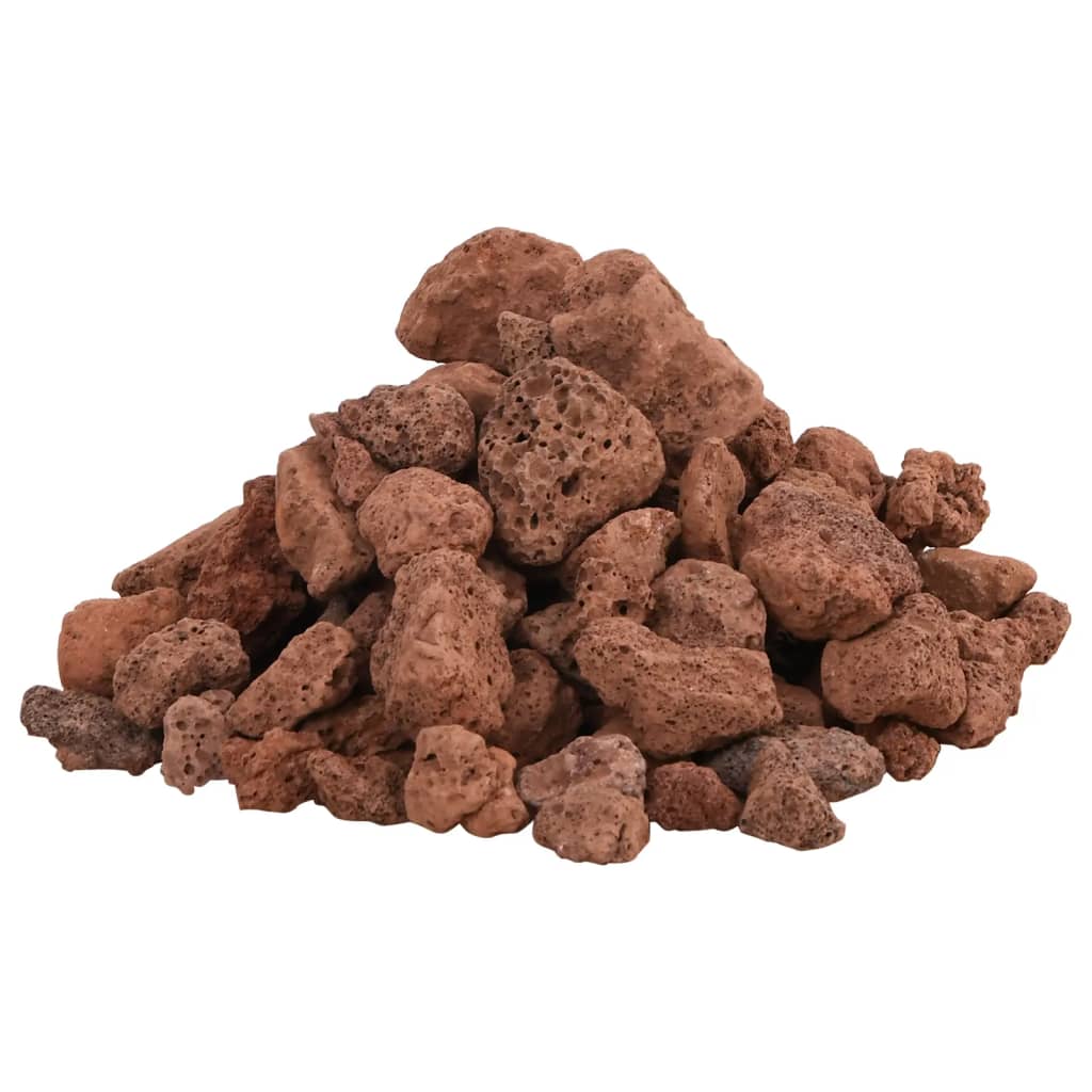 vidaXL Skała wulkaniczna, 10 kg, czerwona, 1-2 cm