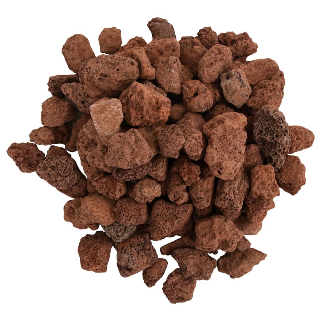 vidaXL Skała wulkaniczna, 10 kg, czerwona, 1-2 cm
