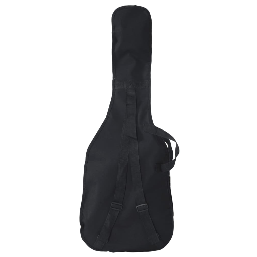 vidaXL Gitara basowa dla początkujących, z torbą, niebieska, 4/4, 46"