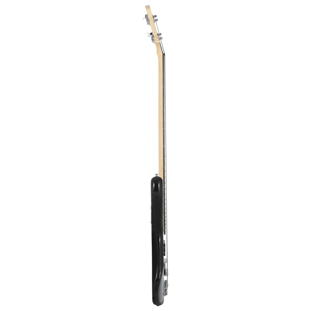 vidaXL Gitara basowa dla początkujących, z torbą, niebieska, 4/4, 46"