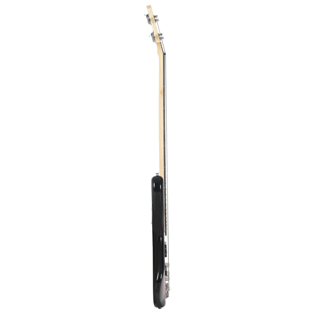 vidaXL Gitara basowa dla początkujących, z torbą, brązowa, 4/4, 46"