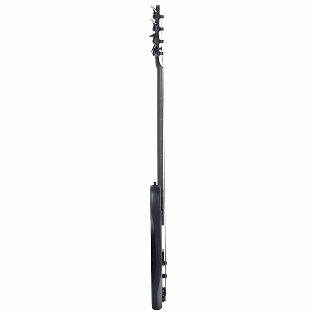 vidaXL Gitara basowa dla początkujących, z torbą, czarna, 4/4, 46"