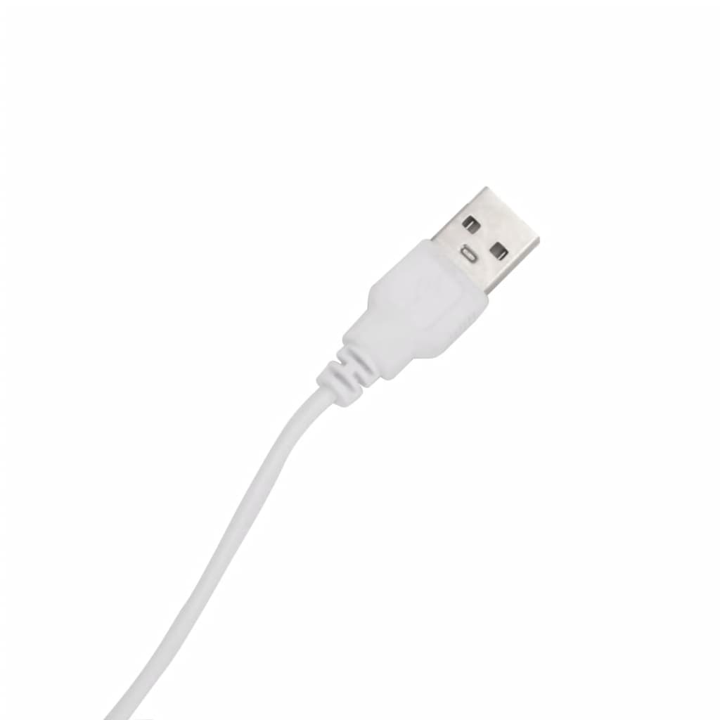 vidaXL Szafka łazienkowa z lustrem i LED, biała, 60x13x52 cm