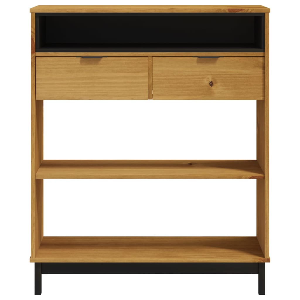 vidaXL Stolik barowy FLAM, 92x45x110 cm, lite drewno sosnowe