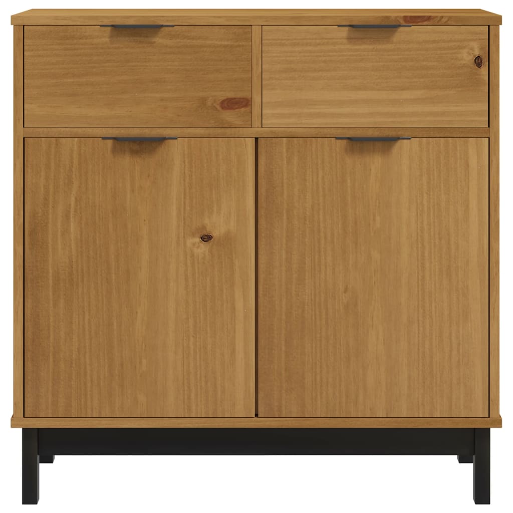 vidaXL Szafka FLAM, 80x40x80 cm, lite drewno sosnowe