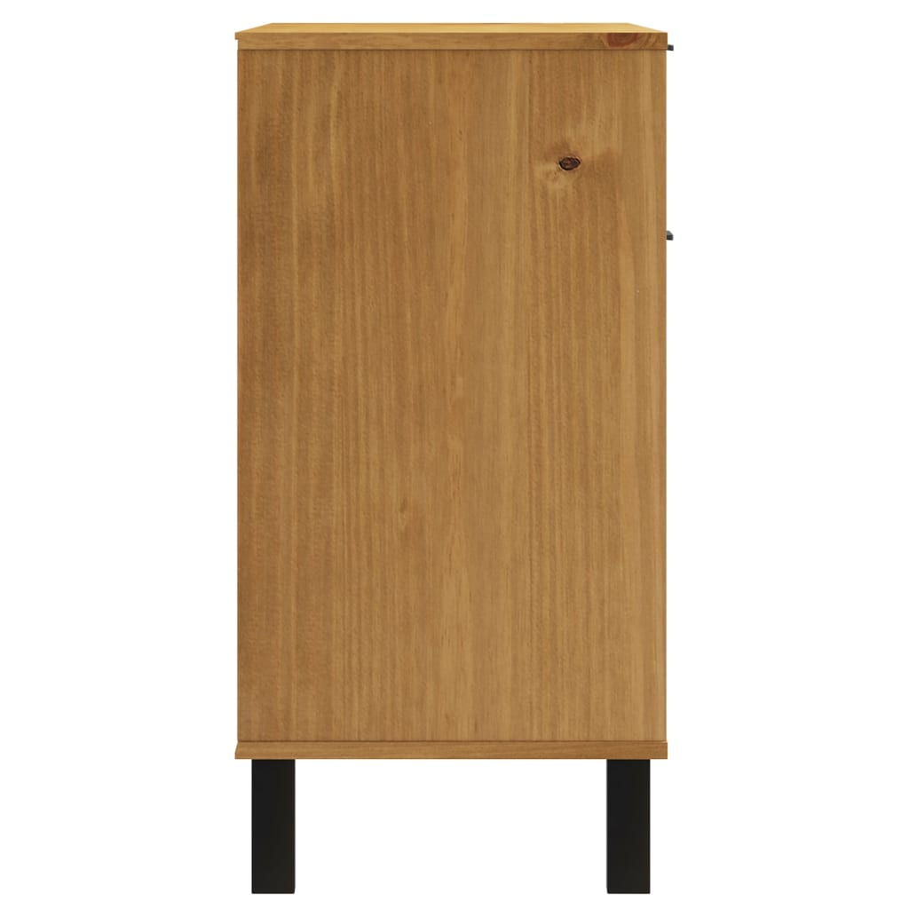 vidaXL Szafka FLAM, 80x40x80 cm, lite drewno sosnowe