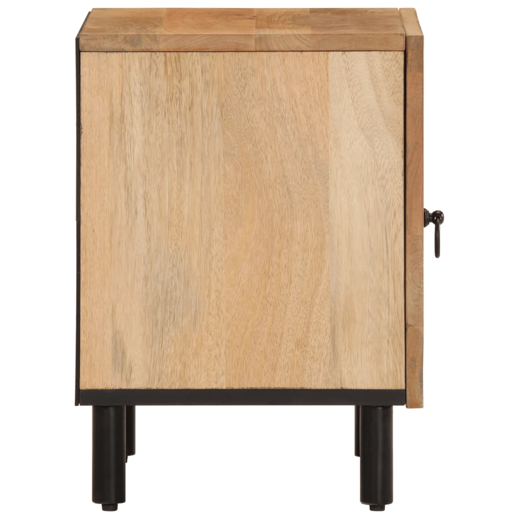 vidaXL Szafka nocna, 40x33x46 cm, lite drewno mango