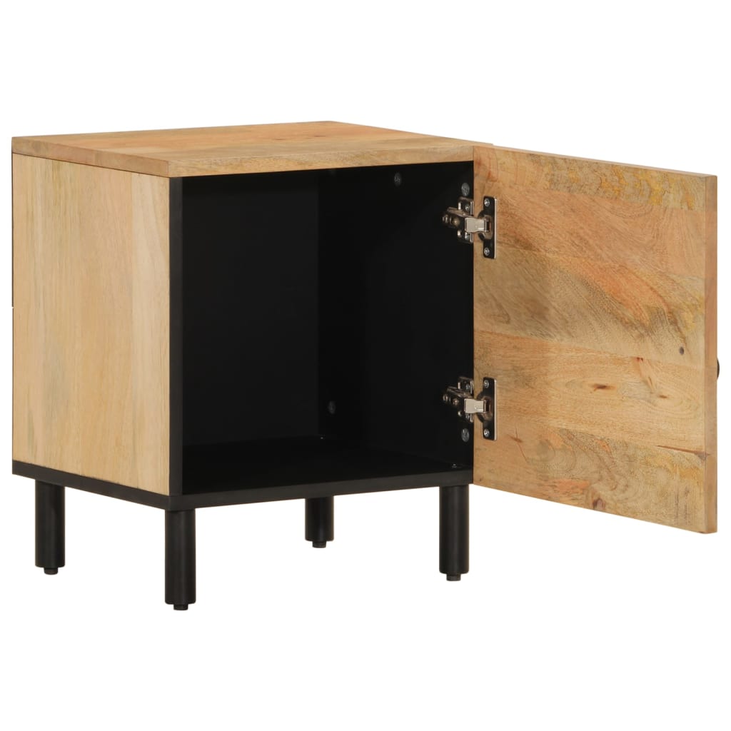 vidaXL Szafki nocne, 2 szt., 40x33x46 cm, lite drewno mango
