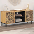 vidaXL Szafka pod telewizor, 105x33x46 cm, lite drewno mango