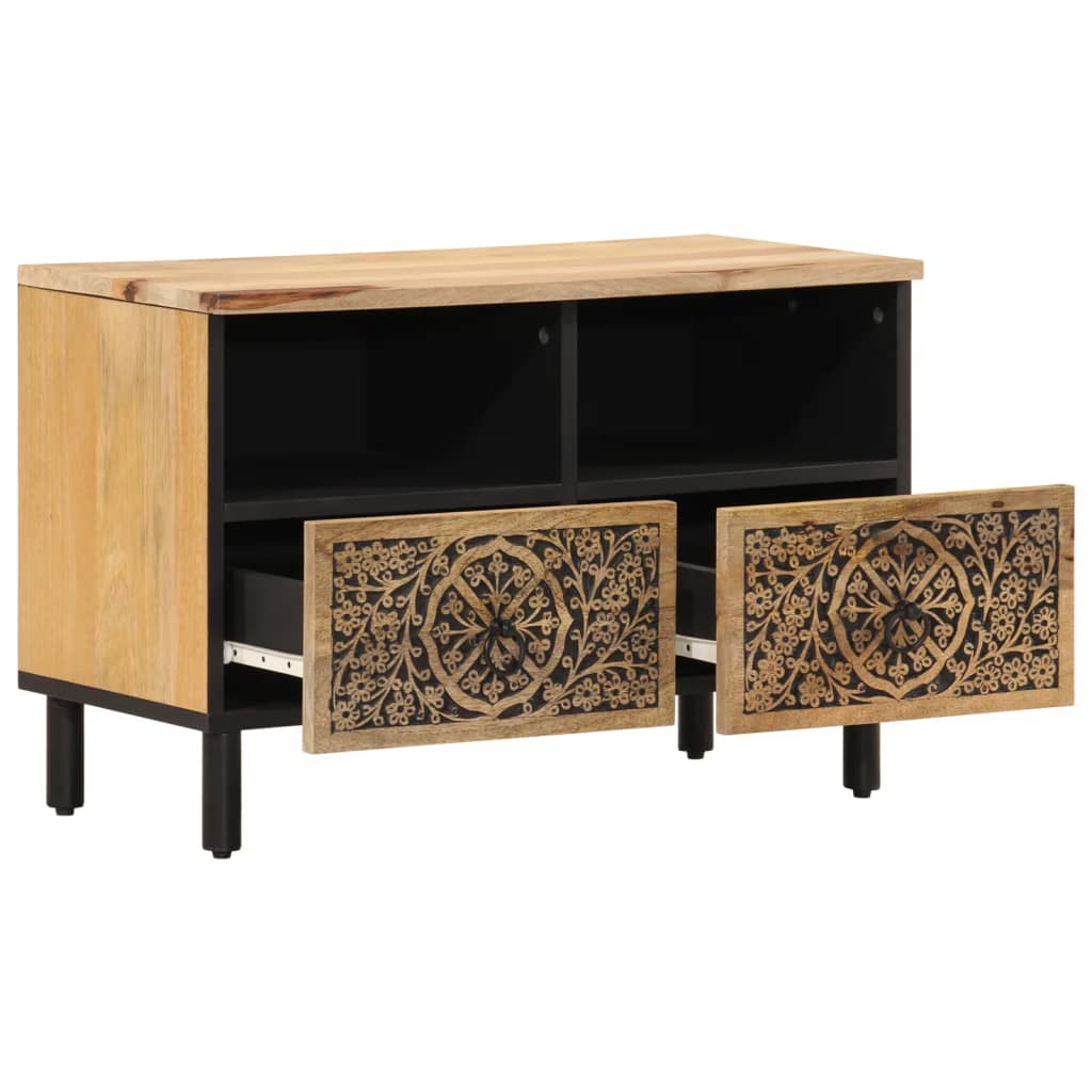 vidaXL Szafka pod telewizor, 70x33x46 cm, lite drewno mango