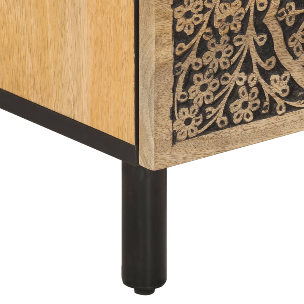 vidaXL Szafka pod telewizor, 70x33x46 cm, lite drewno mango
