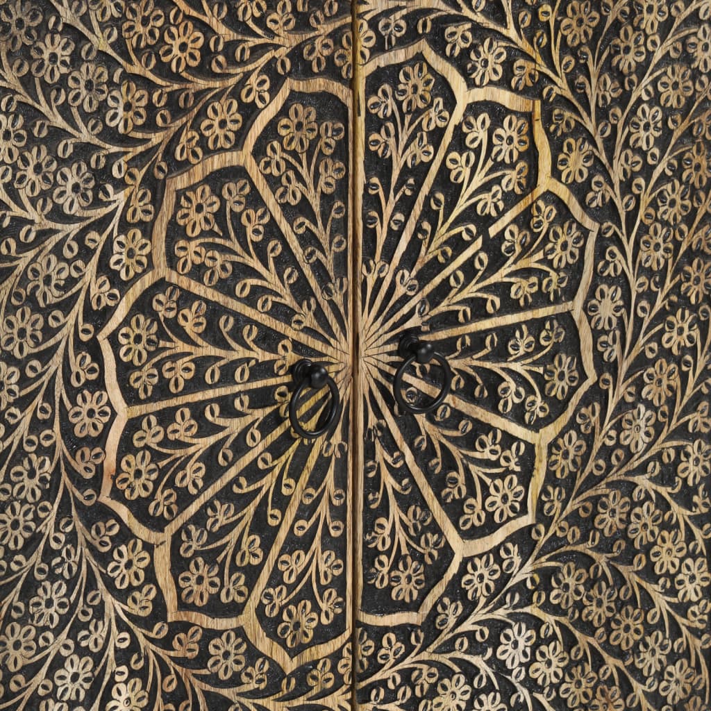 vidaXL Szafka, 60x33x75 cm, lite drewno mango