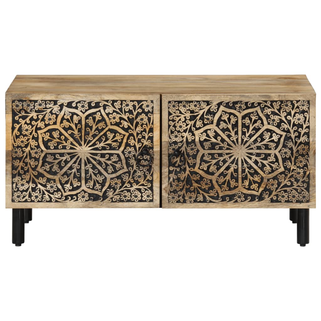 vidaXL Stolik kawowy, 80x50x40 cm, lite drewno mango