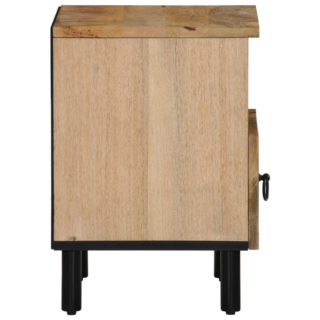 vidaXL Szafki nocne, 2 szt., 40x33x46 cm, lite drewno mango