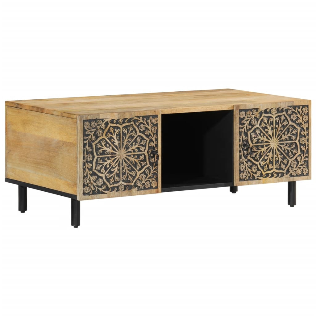 vidaXL Stolik kawowy, 100x54x40 cm, lite drewno mango