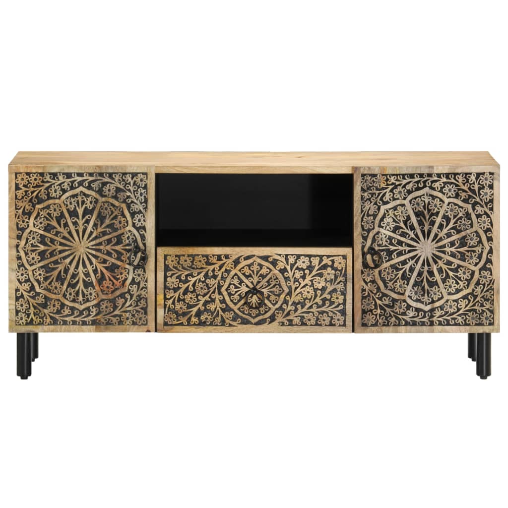 vidaXL Szafka pod telewizor, 105x33x46 cm, lite drewno mango