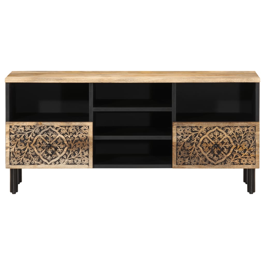 vidaXL Szafka pod telewizor, 100x33x46 cm, lite drewno mango