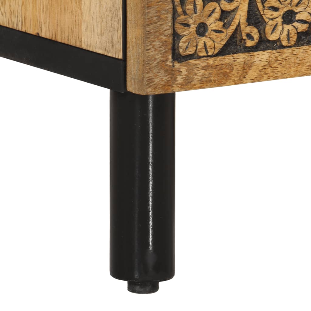 vidaXL Szafka pod telewizor, 100x33x46 cm, lite drewno mango