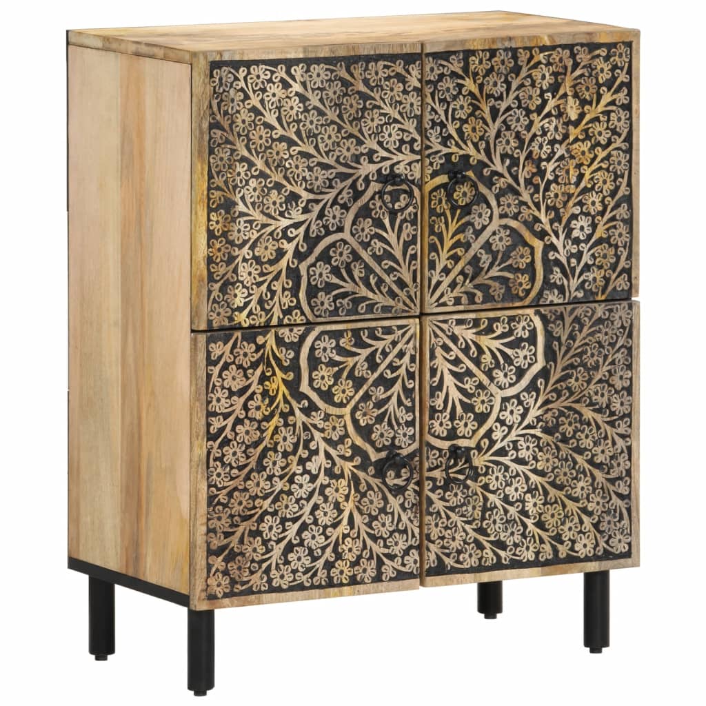 vidaXL Szafka, 60x33x75 cm, lite drewno mango