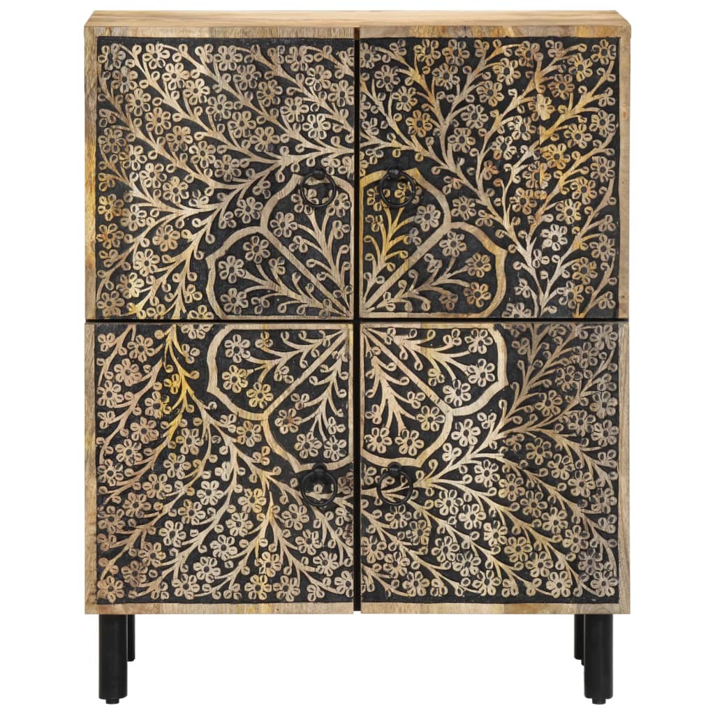 vidaXL Szafka, 60x33x75 cm, lite drewno mango
