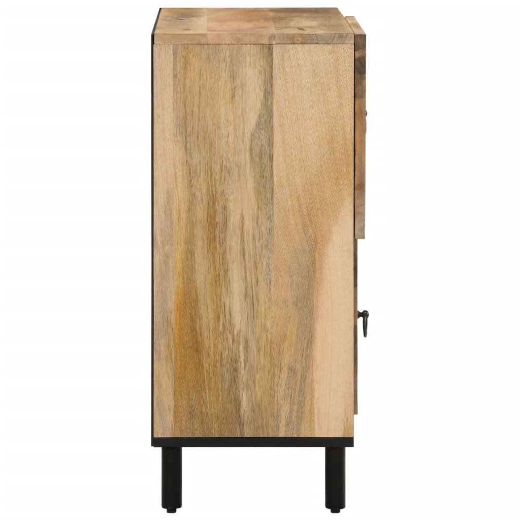 vidaXL Szafka, 80x33x75 cm, lite drewno mango