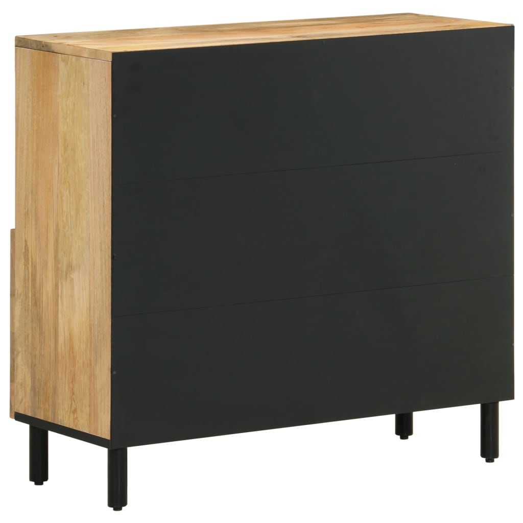 vidaXL Szafka, 80x33x75 cm, lite drewno mango