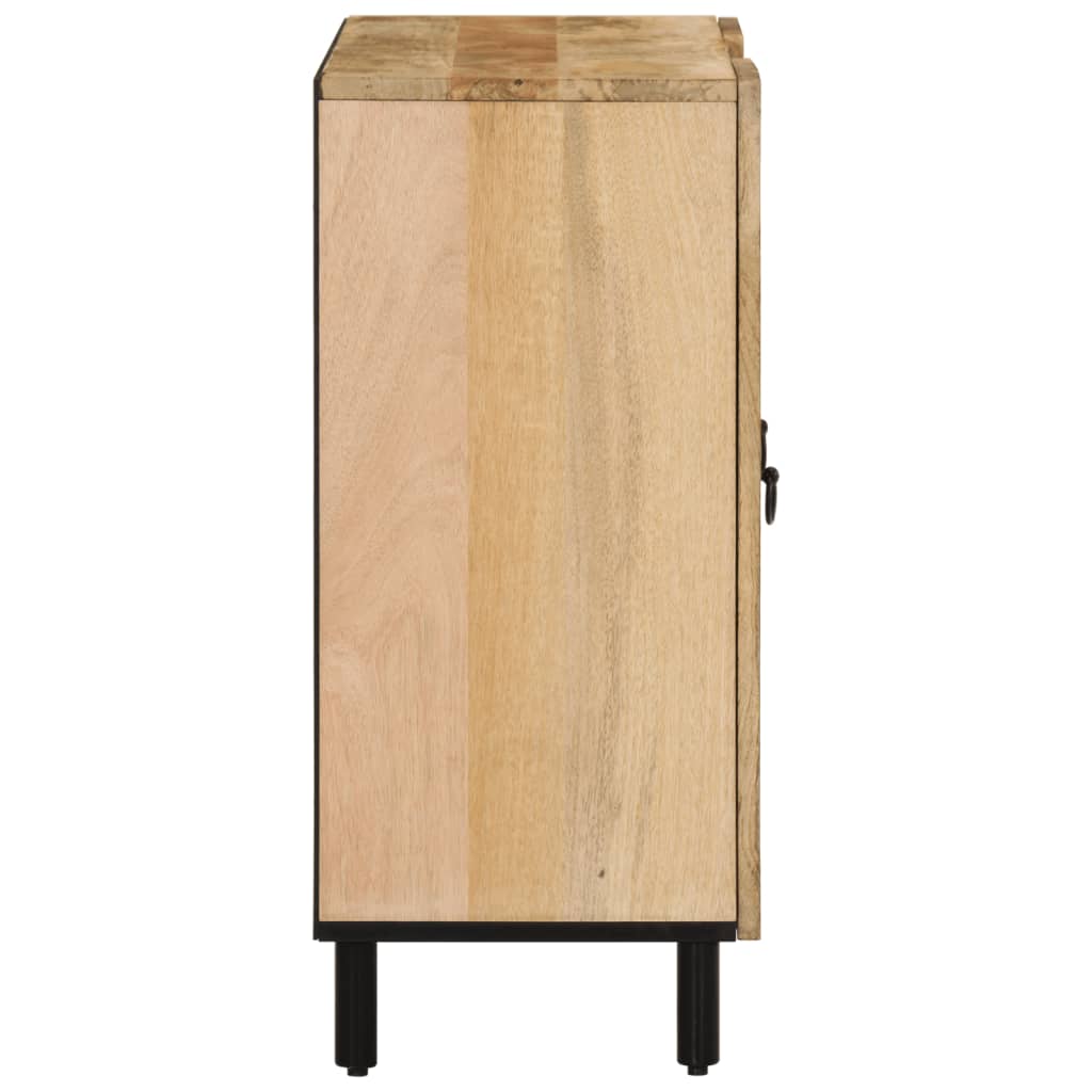 vidaXL Szafka, 90x33x75 cm, lite drewno mango