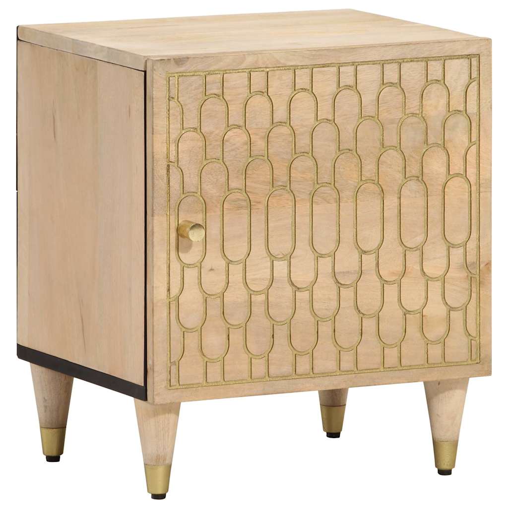 vidaXL Szafki nocne, 2 szt., 40x33x46 cm, lite drewno mango
