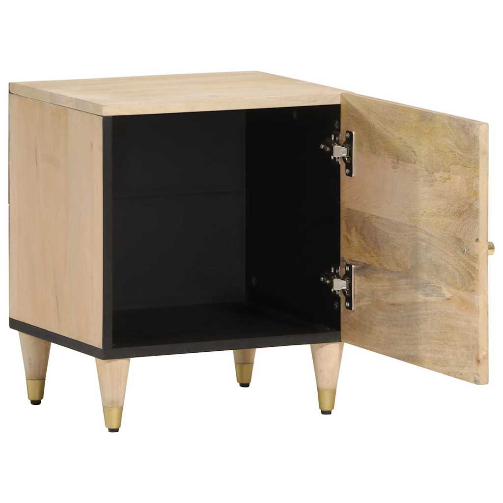 vidaXL Szafki nocne, 2 szt., 40x33x46 cm, lite drewno mango