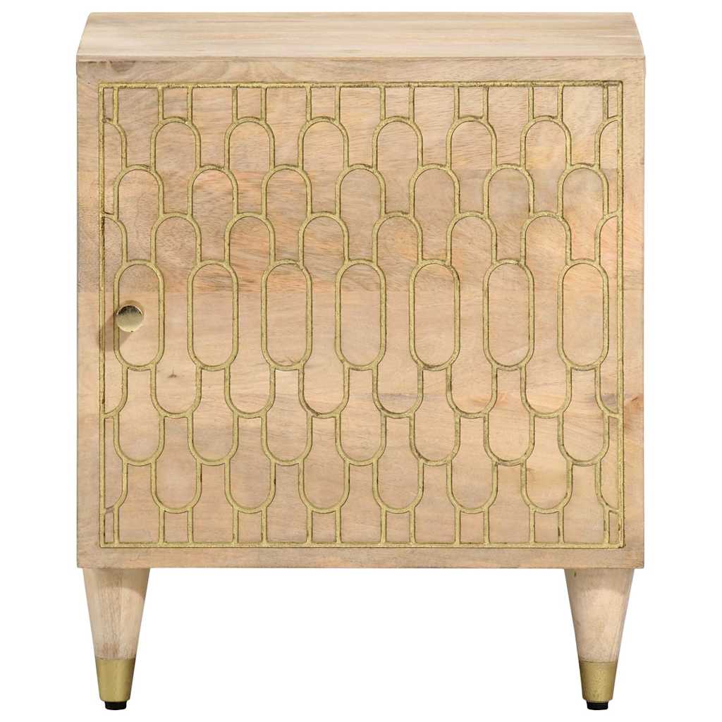 vidaXL Szafki nocne, 2 szt., 40x33x46 cm, lite drewno mango