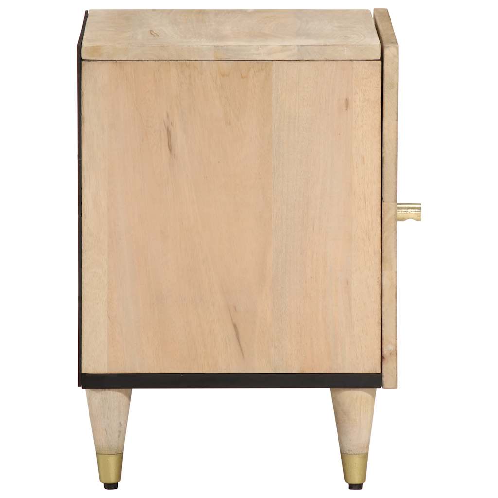 vidaXL Szafki nocne, 2 szt., 40x33x46 cm, lite drewno mango