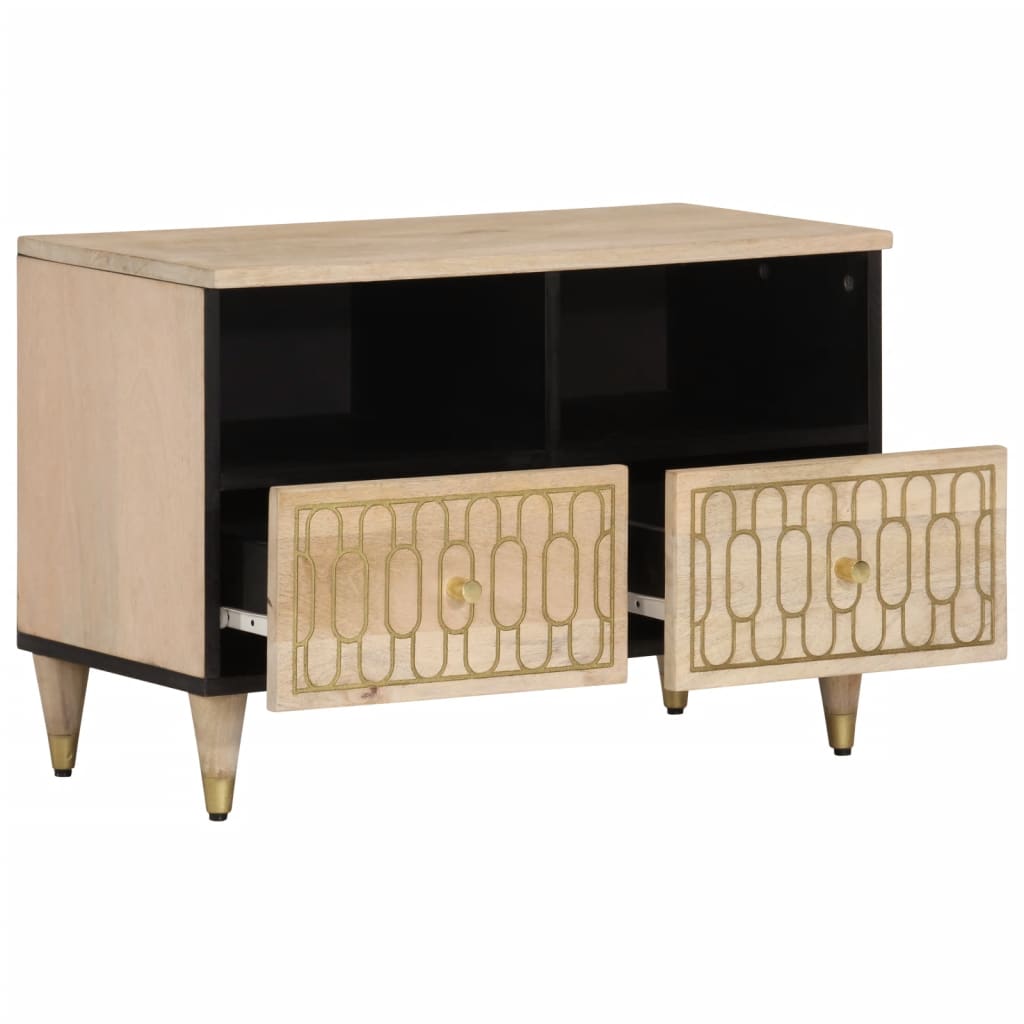 vidaXL Szafka pod telewizor, 70x33x46 cm, lite drewno mango
