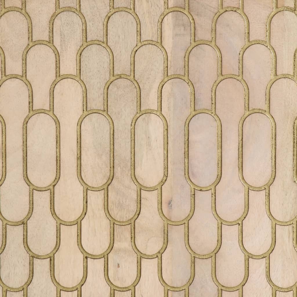 vidaXL Szafka, 60x33x75 cm, lite drewno mango