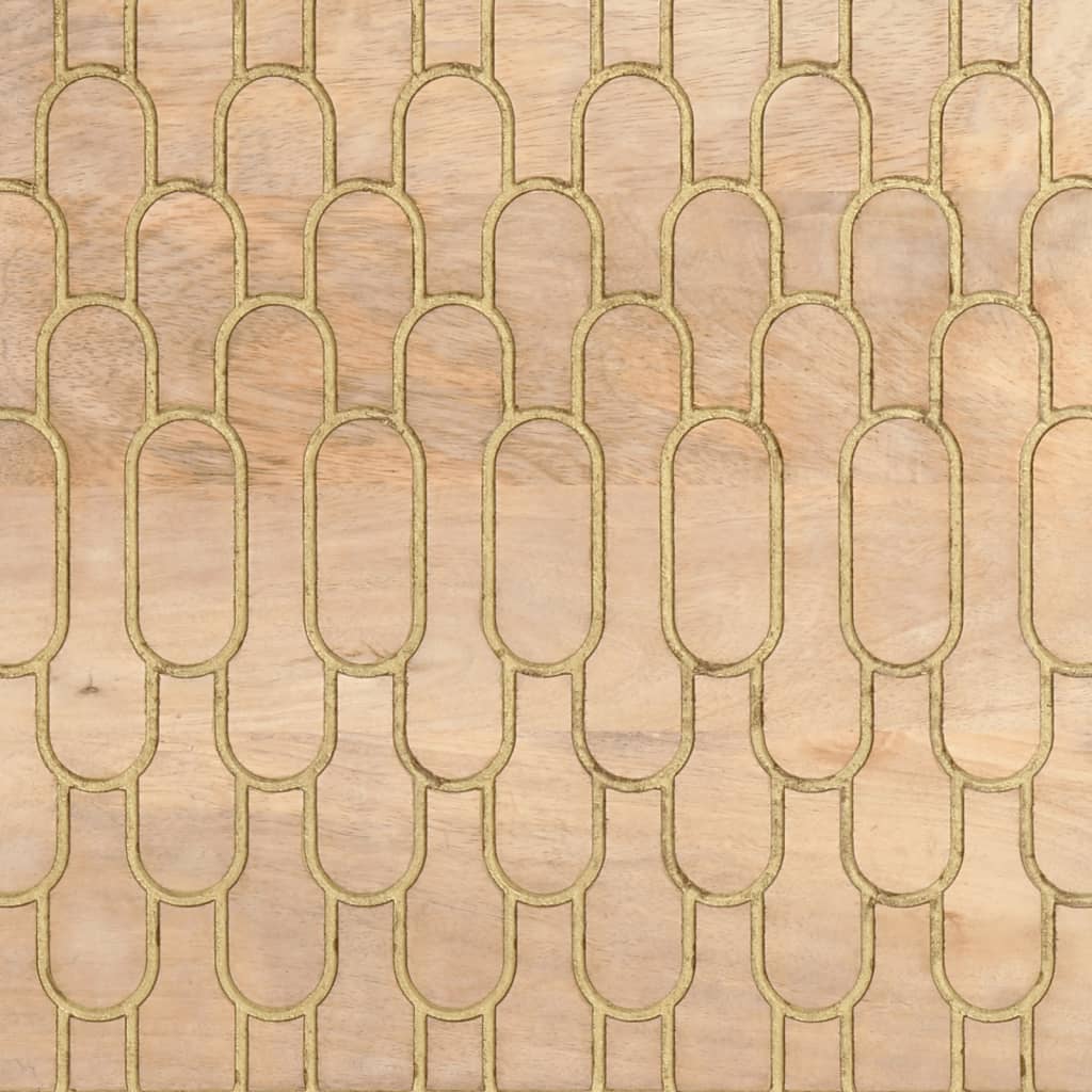 vidaXL Stolik kawowy, 80x50x40 cm, lite drewno mango