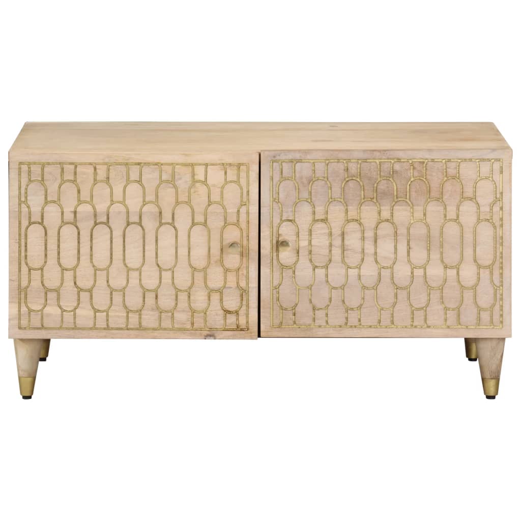 vidaXL Stolik kawowy, 80x50x40 cm, lite drewno mango