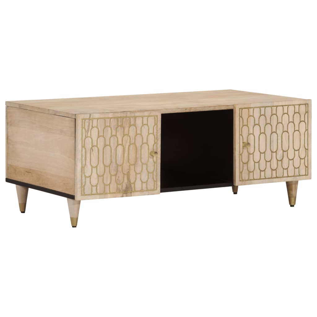 vidaXL Stolik kawowy, 100x54x40 cm, lite drewno mango